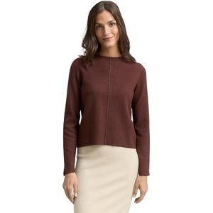 TOM TAILOR Damestrui, 39062 - Dark Pecan Brown Melange, XXL