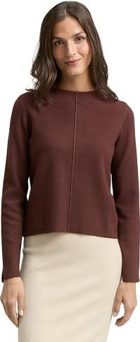 TOM TAILOR Damestrui, 39062 - Dark Pecan Brown Melange, XXL