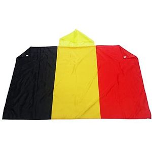 Belgium BODY Vlag 150x90 cm - Belgian CAPE FAN vlaggen 90 x 150 cm - Banner 3x5 ft - AZ FLAG