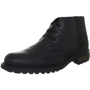s.Oliver Casual Desert Boots voor heren, Black Schwarz Zwart 1, 43 EU