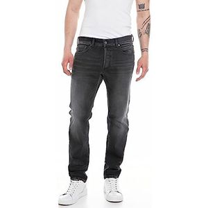 Replay Willbi Regular Fit Bio Herenjeans, Black 098, 27W / 32L