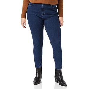 Levi's Plus Mile Hoge SS Dames Jeans, Donker Indigo-gedragen IN, 16_M