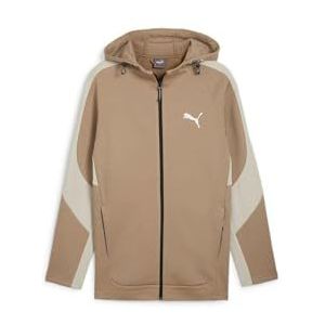 PUMA Heren Evostripe Hoodie Dk Sweat met volledige rits