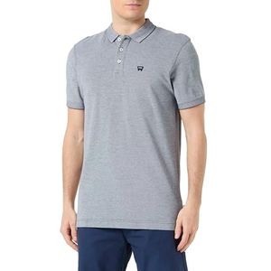 Refined Polo Shirt, Donkerblauw, XL