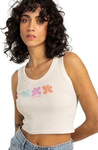 BILLABONG - BLOCK PARTY - Top - Lichtblauw / Koraal / Eosine / Natuurwit