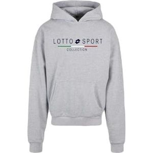 LOTTO Uniseks sweatshirt voor heren en dames, model 23-102, grijs, maat XL, Zwart, XL