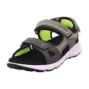 Superfit Criss Cross sandalen voor jongens, Grijs lichtgroen 2000, 39 EU