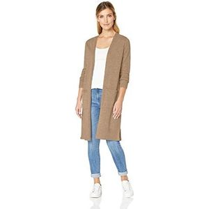 Amazon Essentials Women's Lichtgewicht lang vest (verkrijgbaar in grote maten), Camel, XS