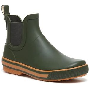 Rocket Dog Women's Rainbow Rubber Rain Boot, Green, 6