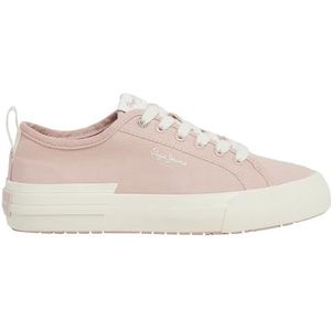 Pepe Jeans Dames Allen Band W Sneaker, roze (roze roze), 7 UK, Roze Roze Roze, 7 UK