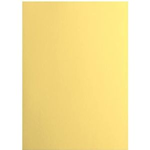 Vaessen Creative 2927-004 Florence Cardstock papier, geel, 216 g/m², DIN A4, 10 stuks, glad, voor scrapbooking, kaarten maken, ponsen en andere papierknutselwerk