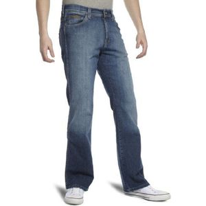 Wrangler Heren Roxboro Gebruikte Stone Wash Jeans