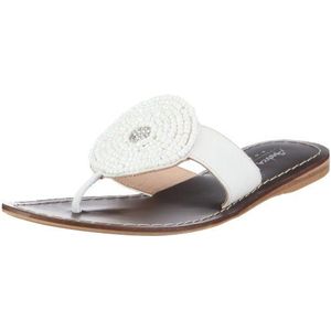 Andrea Conti Dames 0919001 slippers, wit, 37 EU