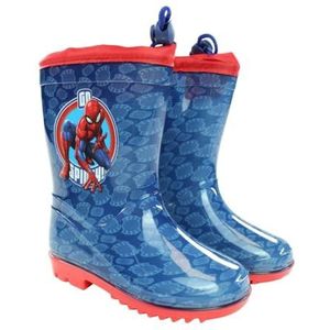 Disney Spiderman-laarzen voor jongens, regen, blauw, 34 EU, Blauw, 34 EU
