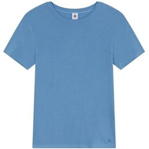 Petit Bateau T-shirt met korte mouwen voor dames, Blauw, XXS