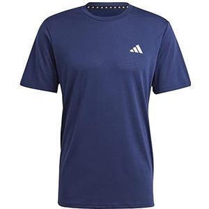 adidas TR-es Comf Tee T-shirt met korte mouwen voor heren, Donkerblauw/Wit, L
