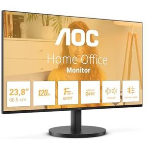 AOC - 24B3QA2 - LED-Monitor - Zwart - 60.5 cm (23.8 Zoll), FullHD, IPS, 120Hz Panel
