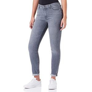 7 For All Mankind Dames Hw Skinny Slim Illusion Jeans, grijs, 28W x 28L