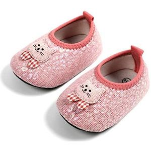 DEBAIJIA Unisex Baby Schoenen Platform, Katze Roze, 1 UK Child