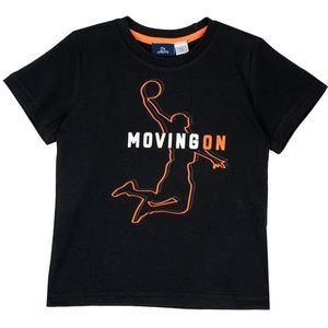 Chicco T-Shirt Met Korte Mouwen jongens, Zwart (2), 7A, Design in Italië