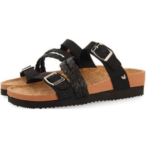 GIOSEPPO Loupian, damesflops, zwart, maat 40, Zwart, 40 EU