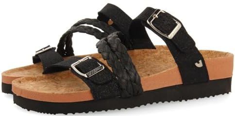 Gioseppo - 71930 - Slippers - Zwart - BIO Stijl - Anatomische Binnenzool