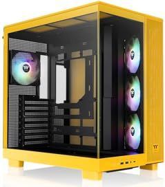 Thermaltake - View 380 XL TG ARGB - PC-behuizing - Geel - Transparant