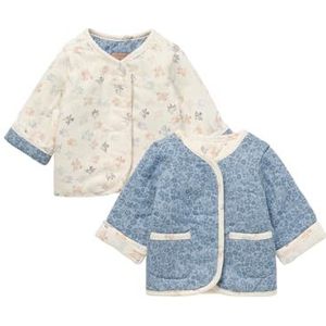 Noppies Baby Baby-meisje Girls Indoor Jacket Luton omkeerbaar gebreid jack, Ashley blue-P969, 56