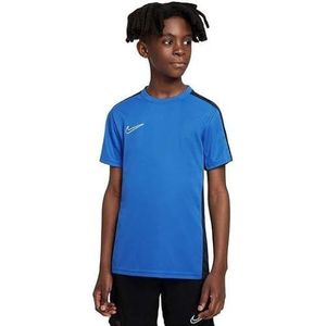 Nike Uniseks T-shirt voor kinderen en jongens, koningsblauw/obsidiaan/wit, S
