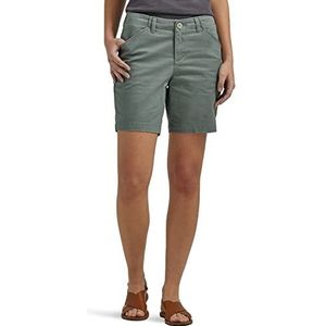 Lee Women's Legendary 7"" Chino Walkshort, Fort Green, 4