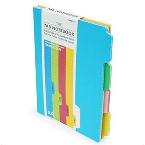 Suck UK | A5 Notitieboek met verdelers | Oefenboek met annotatietabbladen | Study Essentials Set van 4 notitieblokken A5 | Studie Notitieboek & Revisie Stationair | Organisator Notebook &