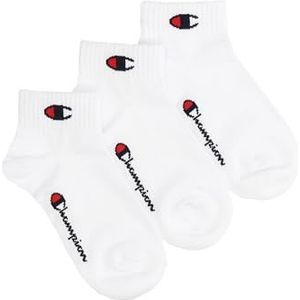 Champion Uniseks sokken voor kinderen en jongens, Wit, 31-34