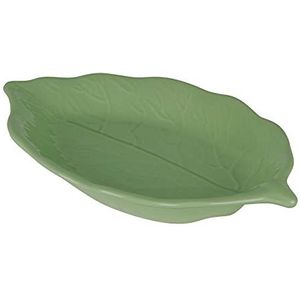 Vacchetti bord Velvet groen olijfblad, keramiek, meerkleurig, klein