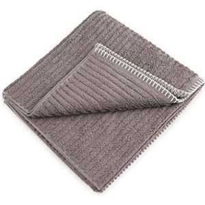 1 Verpakking Met 2 Stuks Douchelaken 70X140Cm Taupe