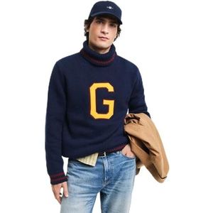 GANT Seasonal G Turtleneck, evening blue, S