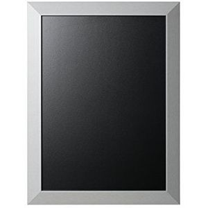 Bi-Office, Blackboard Kamashi Glam, krijtbord met zilveren MDF frame, 90x60cm