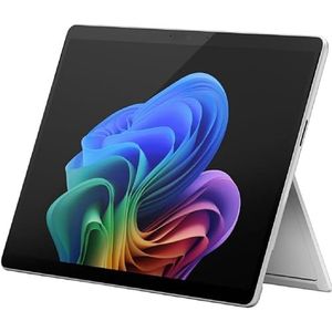 Microsoft Surface Pro (voeding apart verkrijgbaar) | Copilot+ PC | 13"" OLED Touchscreen | Snapdragon® X Elite (12 kernen) | 32 GB RAM | 1TB SSD | nieuwste model, 11e editie | Platina