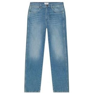 Wrangler Heren jeans Frontier, Relaxed Straight Fit, rechte pijpen, Digitaal blauw., 30W x 32L