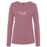 s.Oliver - Shirt - Lange Mouwen - Ronde Hals - Zachte Jersey - Kleine Print