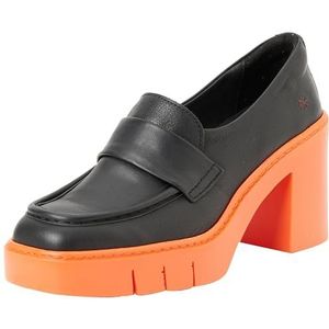 ART 1972 Berna, platform voor dames, Nappa, zwart, oranje, 38 EU