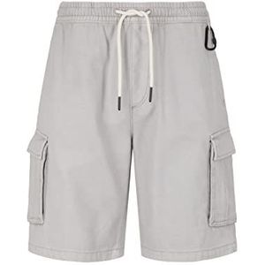 TOM TAILOR Denim Uomini Cargo Sweat bermuda shorts 1031434, 10521 - Smooth Grey, S