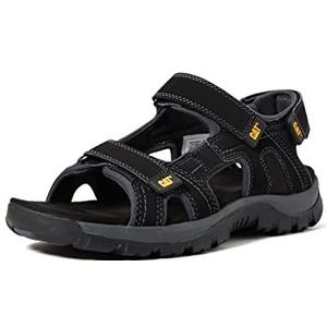 Cat Footwear Giles sandalen met open teen voor heren, Zwart Heren Zwart, 41 EU