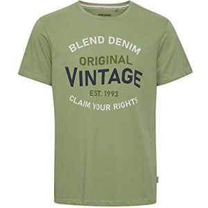 Blend Heren s/s T-shirt, 160224/Green Eyes, L, 160224/Groene ogen, L