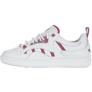 K-Swiss Slamm 99 CC Sneakers voor dames, wit/framboos, 35,5 EU, Witte framboos, 35.5 EU