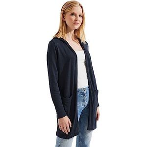 Cecil Damesvest met lange mouwen, Night Sky Blue, S