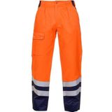 Hydrowear 044475 Hamm Summer Trouser, Bever, Bicolour, 50% Polyester/50% Katoen, 64 Maten, Hi-Vis Oranje/Navy