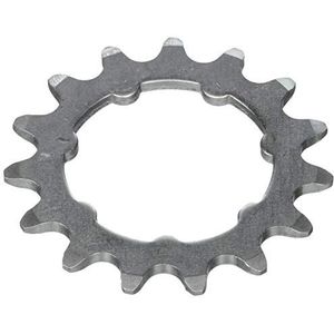 Cicli Bonin Unisex Fac Miche Pinions Pista Steel 17 Tanden Ring, Zilver, One Size