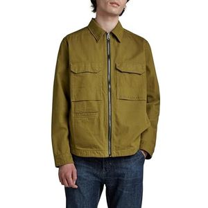 G-STAR Heren Zip Overhemden, bruin (Tobacco D21447-c968-248), XS