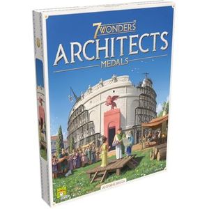 Repos Production, 7 Wonders Architects – medals, uitbreiding, familiespel, strategiespel, 2-7 spelers, vanaf 8 jaar, 25 minuten, Duits