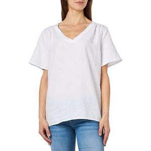 Armor Lux Top V-hals, Wit, 46